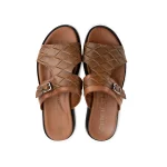 دمپايی مردانه چرم کد 2960 - Image 9