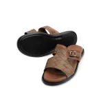 دمپايی مردانه چرم کد 2960 - Image 11