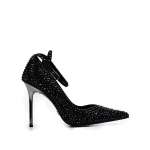 کفش زنانه مجلسی تمام نگین کد 1454 - Image 8