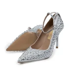کفش زنانه مجلسی تمام نگین کد 1454 - Image 7